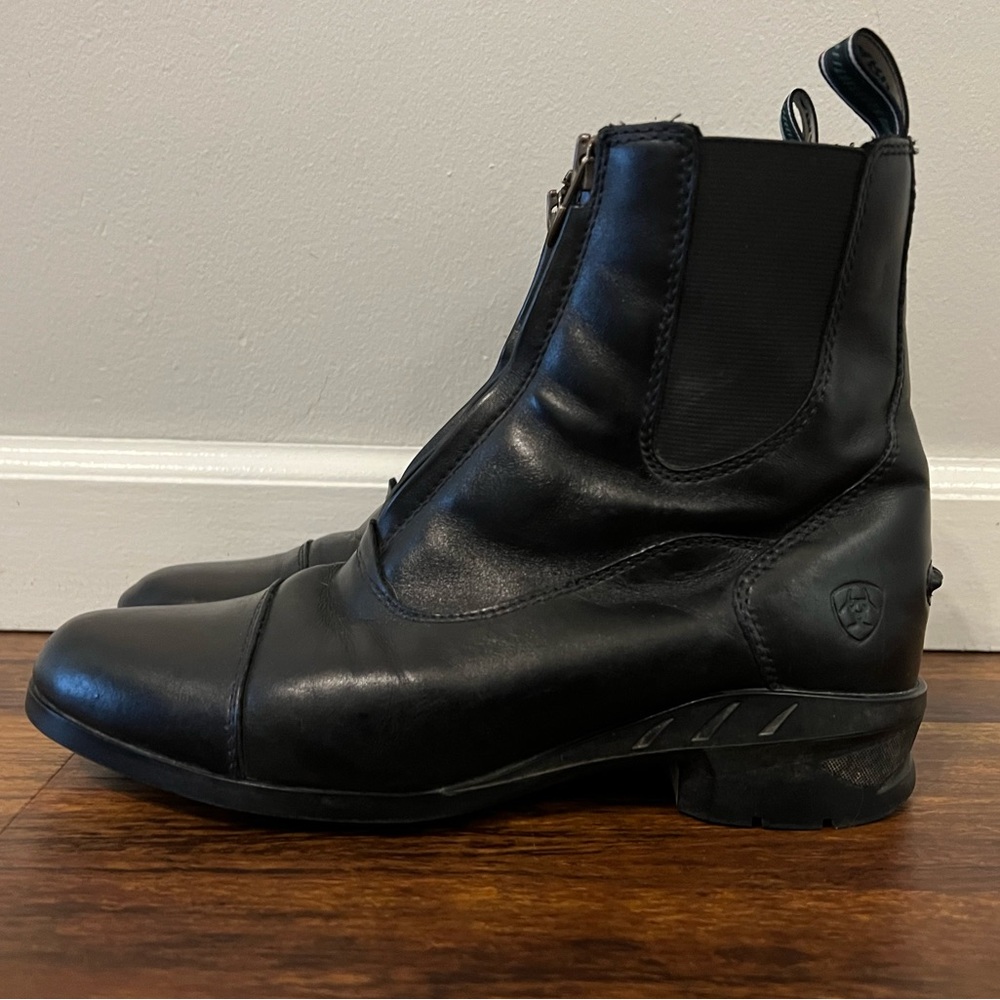 Ariat Heritage IV Zip Paddock Boot 8B Black